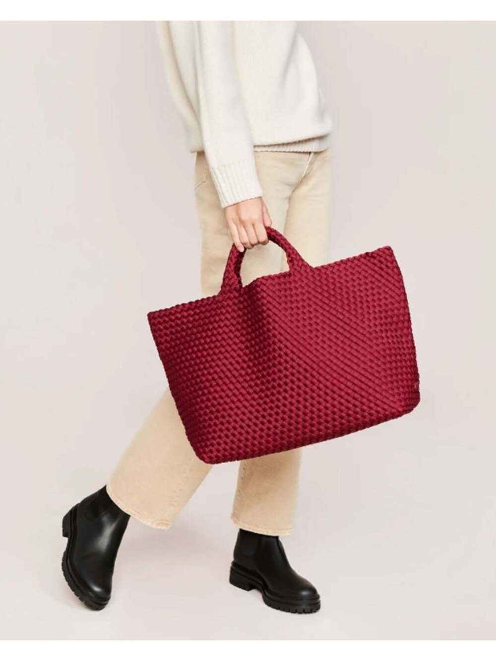 Naghedi St. Barths Large Tote in Rosewood